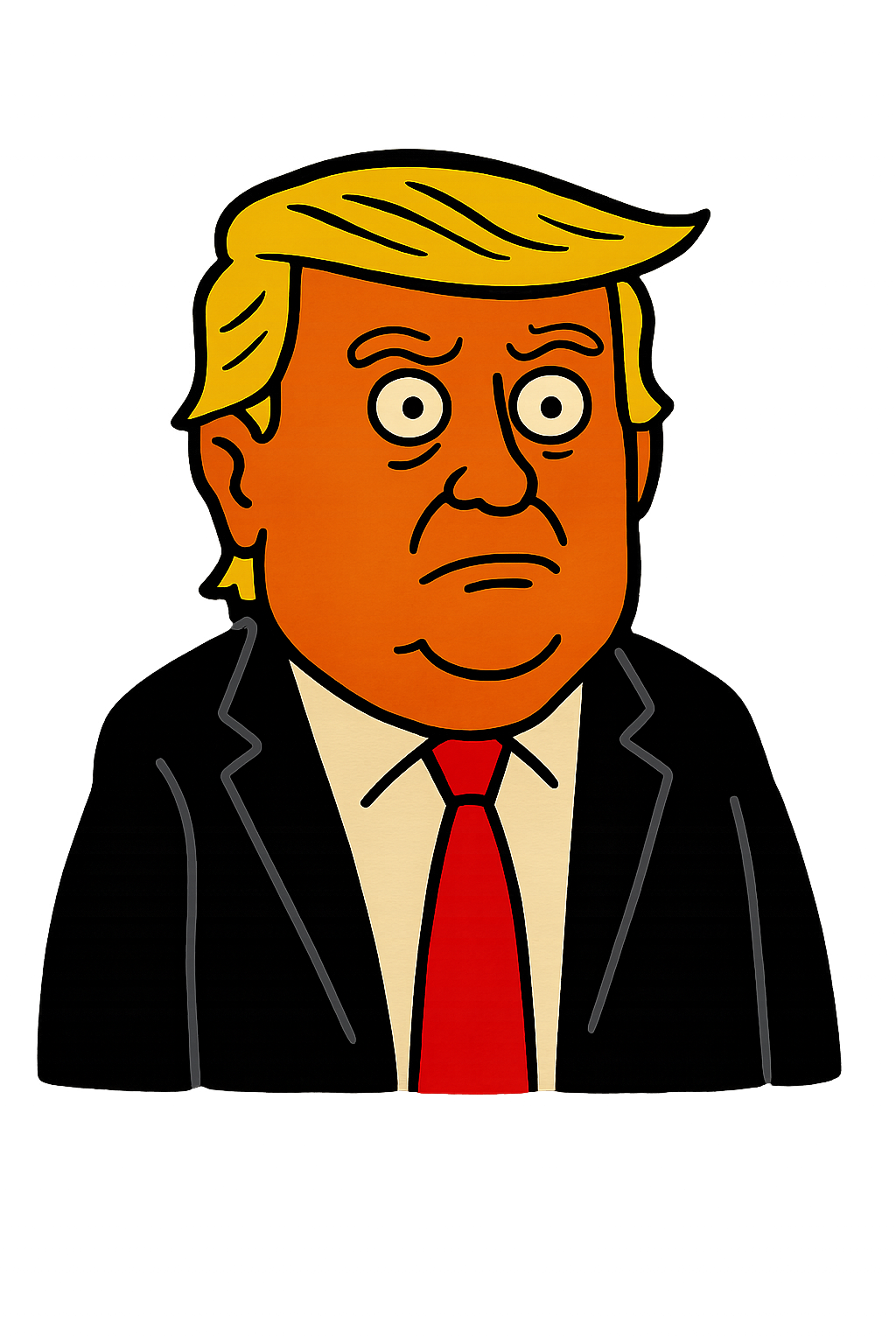 Trump behind desk